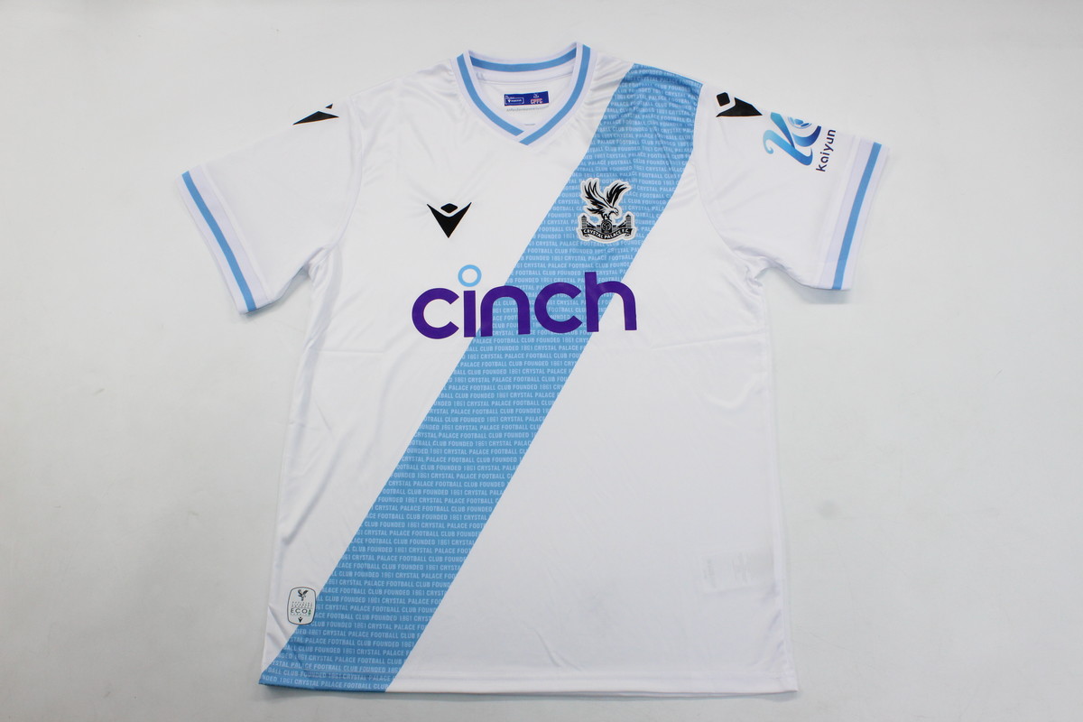 AAA Quality Crystal Palace 23/24 Away White Soccer Jersey
